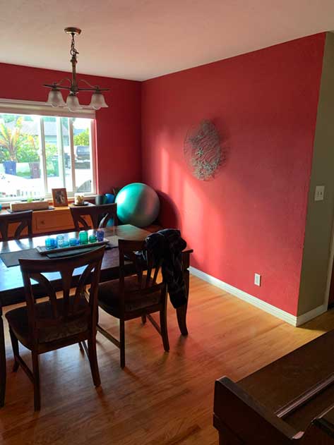 Dining Area Before Remodel