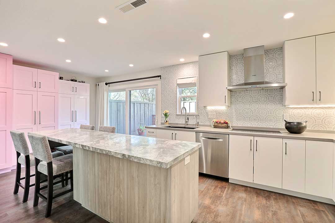 Contemporary Townhome Remodel in Aptos - Kitchen