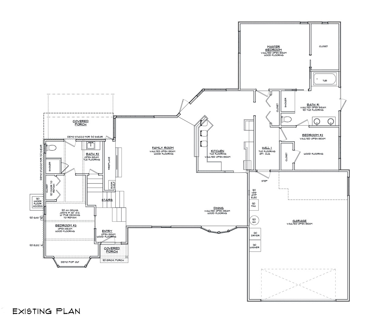 Existing Floor Plans