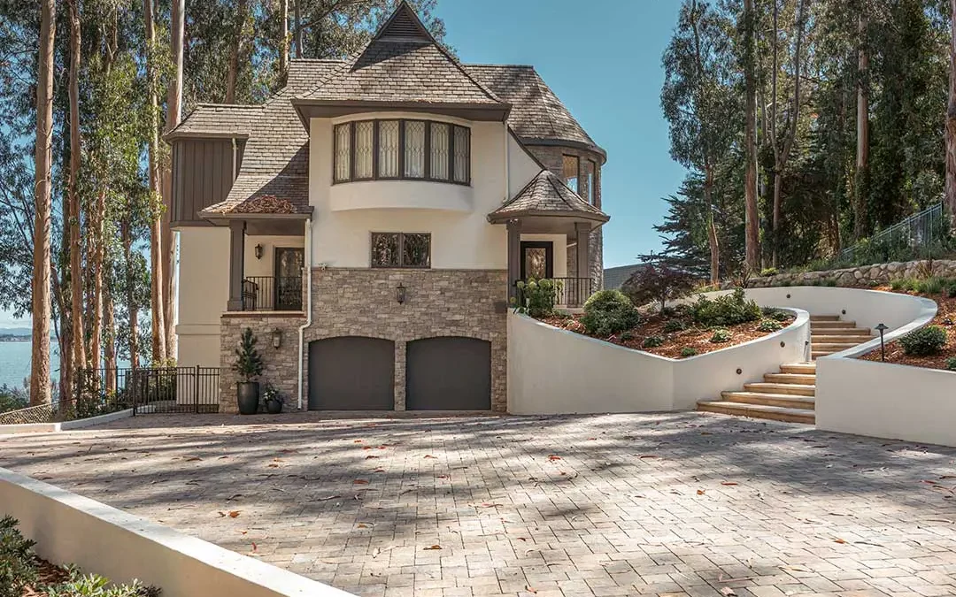 Exterior Upgrades with Stunning Paver Driveway | Capitola, CA Remodel