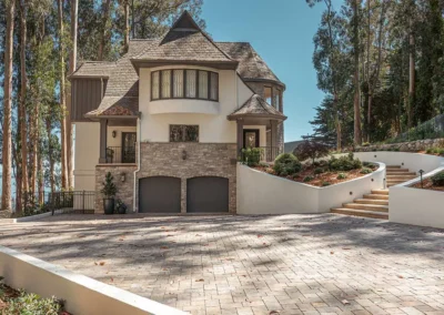 Exterior Upgrades with Stunning Paver Driveway | Capitola, CA Remodel