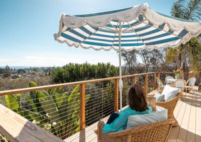 Soquel Hills CA Ocean View Deck