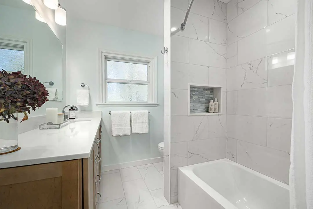 Scotts Valley CA Hall Bathroom Remodel