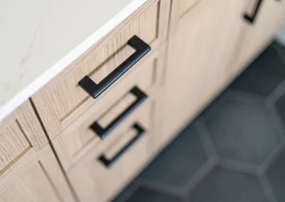 Modern Primary Bathroom Remodel in Aptos, CA with Warm, Inviting Design