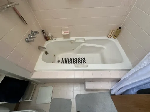 Modern Primary Bathroom Remodel in Aptos, CA with Warm, Inviting Design