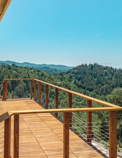 Mid-Century Mountain Home Exterior Remodel in the Santa Cruz Mountains