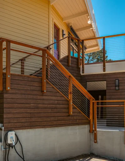 Mid-Century Mountain Home Exterior Remodel in the Santa Cruz Mountains