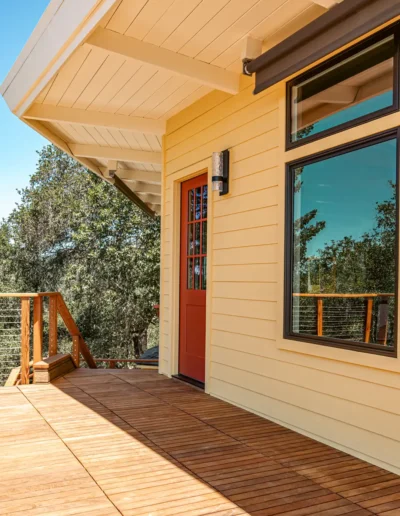 Mid-Century Mountain Home Exterior Remodel in the Santa Cruz Mountains