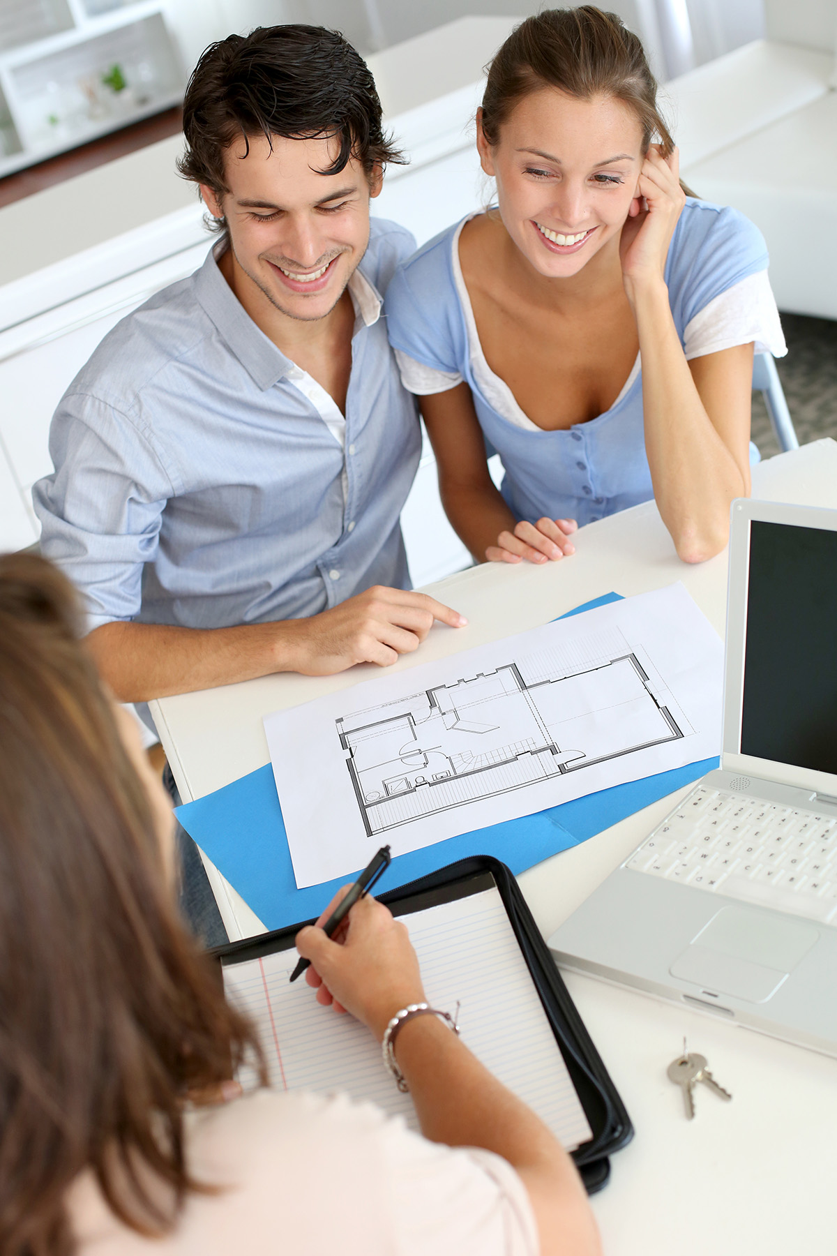 design team with client