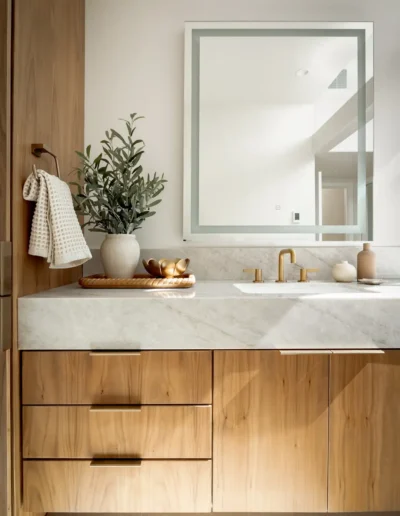 Spa-Like Contemporary Primary Bathroom Remodel in Rio Del Mar, CA