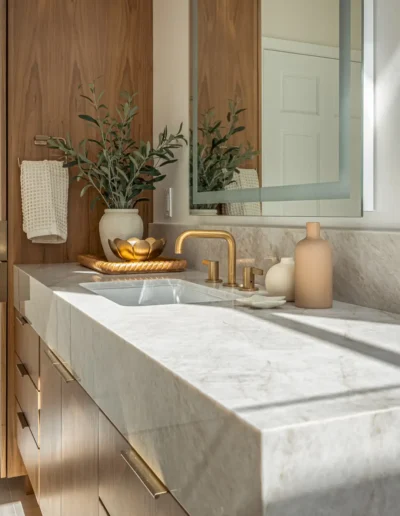 Spa-Like Contemporary Primary Bathroom Remodel in Rio Del Mar, CA