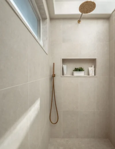 Spa-Like Contemporary Primary Bathroom Remodel in Rio Del Mar, CA