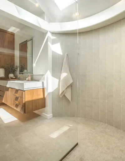 Spa-Like Contemporary Primary Bathroom Remodel in Rio Del Mar, CA